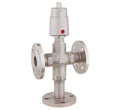 氣動三通閥(法蘭)